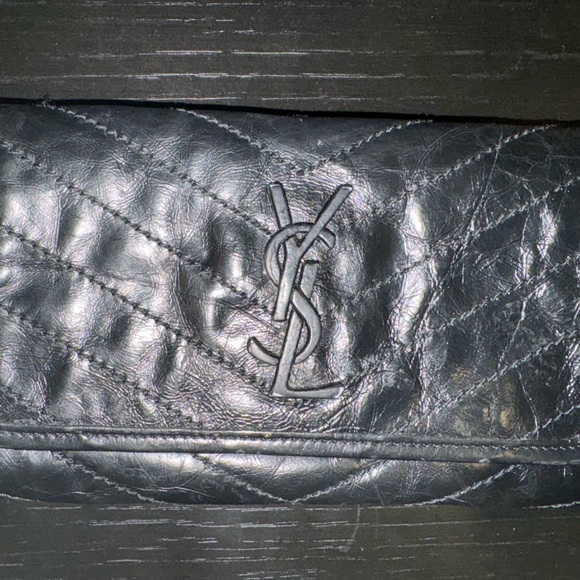 YSL Nikki leather Wallet (long style) - Picture 1 of 14